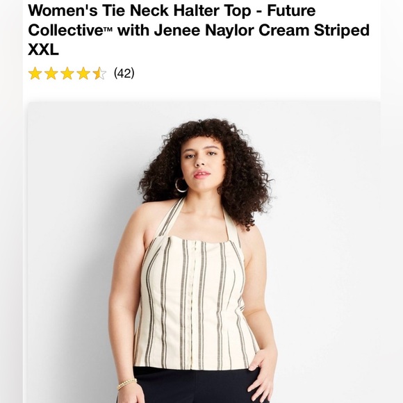 Jenee Naylor Future Collective Fitted Tank - Picture 2 of 8